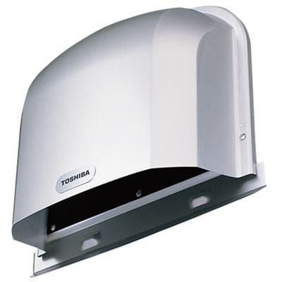 ●東芝【DV-141LYB】外壁用端末排気口 長形パイプフード ガラリ付 BL認定品