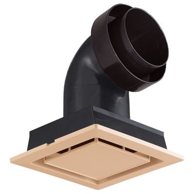 ●東芝【DV-1KK1(T)】エルボ付給排気グリル 色：ブラウン