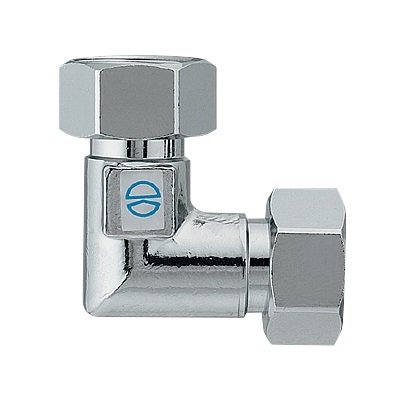 ▲KAKUDAI カクダイ【646-112-2013】両ナットつきフレキ用エルボ