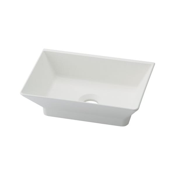▲KAKUDAI カクダイ【493-262-MW】※角型手洗器 マットホワイト旧品番：493-225-MW