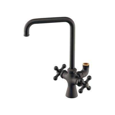 ▲KAKUDAI カクダイ【721-012-D】浄水器取付用水栓（分岐つき） マットブラック蛇口