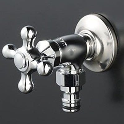 ▲KVK【K115CSPZ】屋外ホース接続水栓 寒冷地仕様 