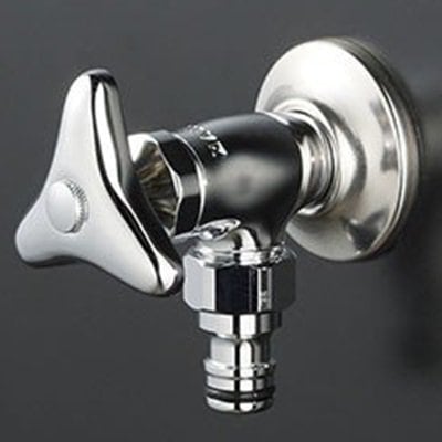 ▲KVK【K115SPJ】屋外ホース接続水栓 