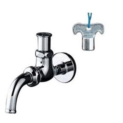 ▲KVK【K11Q】キー式吐水口回転形水栓 蛇口