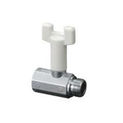 ▲KVK【K155L-20】ボールバルブ20 首長ハンドル仕様 