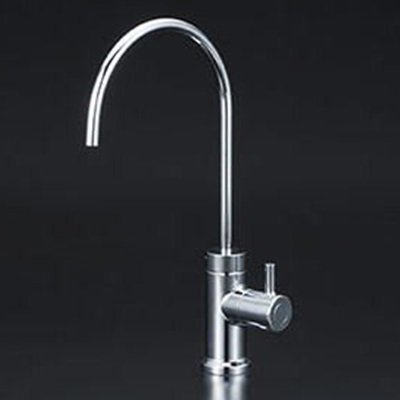 ▲KVK【K1620GNS】浄水器付水栓 スワン型パイプ 蛇口