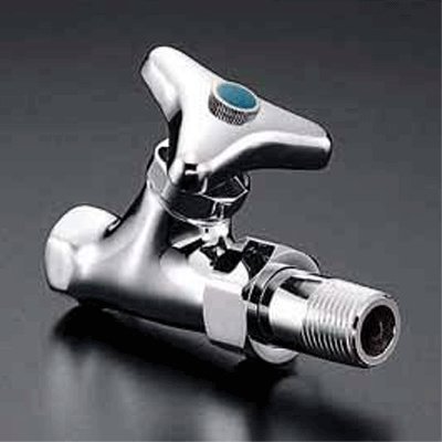 ▲KVK【K17R】屋内止水栓 赤ビス付 