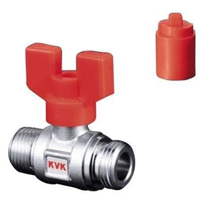 ▲KVK【K240-20】耐熱ボールバルブ R3/4おねじ×G3/4おねじ 
