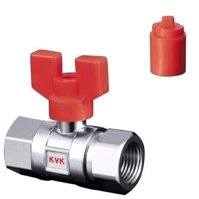▲KVK【K242-20】耐熱ボールバルブ R3/4めねじ×R3/4めねじ 