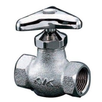 ▲KVK【K24N】B型鉄管用短胴甲止水栓 