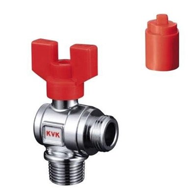 ▲KVK【K257-20】耐熱ボールバルブ R3/4おねじ×G3/4おねじ 