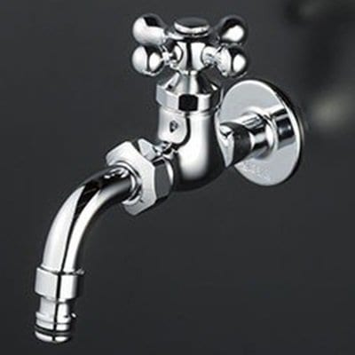 ▲KVK【K34CSPJ】屋外ホース接続水栓 蛇口