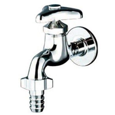 ▲KVK【K4J-20】カップリング付横水栓20 蛇口