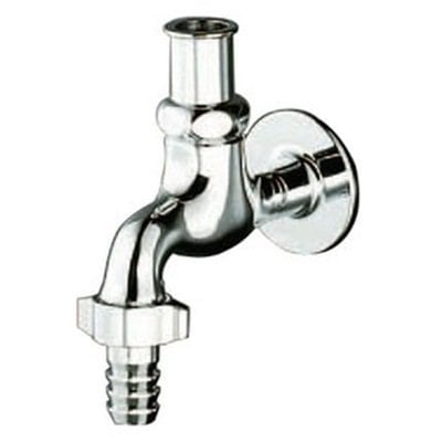 ▲KVK【K4QJ】キー式カップリング付横水栓 蛇口