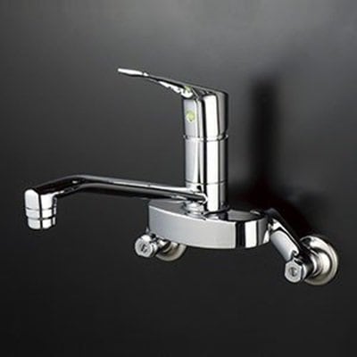 ▲KVK【KM5010TEC】シングルレバー式混合栓 混合水栓