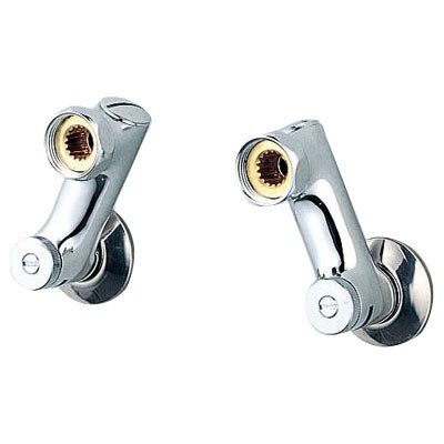 ▲KVK【Z421W】60mm 水抜き ストレーナ 流量調節止水弁付ソケット 