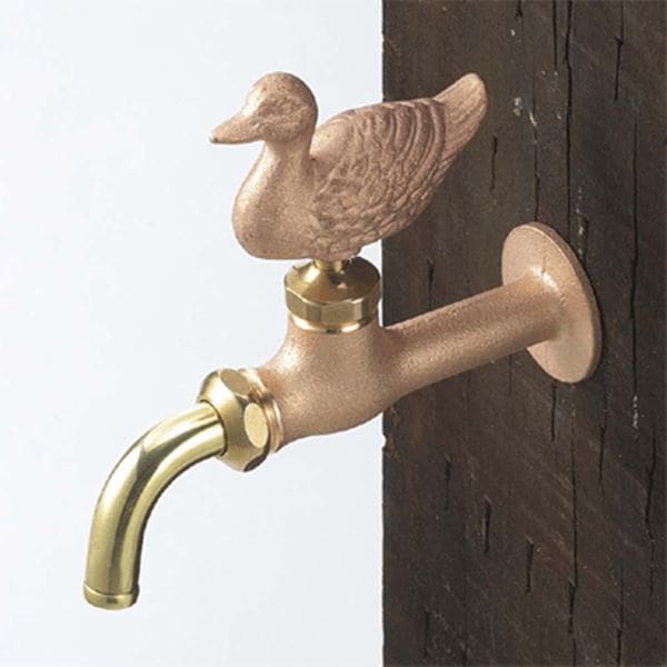 ▲KVK【K125C】ガーデニング水栓(カモハンドル付) 庭用 蛇口