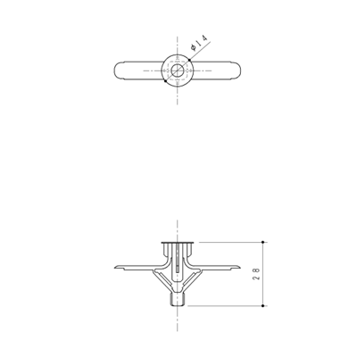 ▲TOTO【UGA490A】ボードアンカーセット 