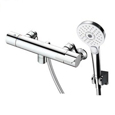 ◎TOTO【TBV03412ZA】浴室用水栓金具 GGシリーズ 壁付サーモスタット混合水栓 コンフォートウエーブ3モード めっき 寒冷地仕様 蛇口