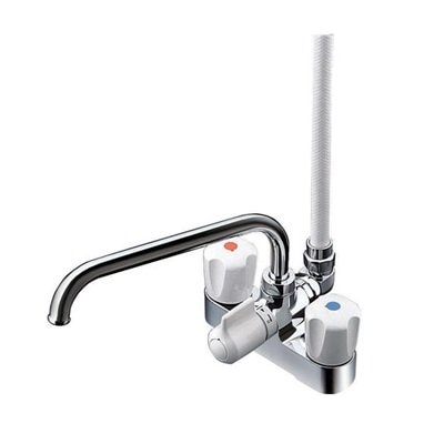 【在庫あり】◎TOTO【TMS27C】浴室用水栓 2ハンドルシャワー金具 一時止水付 台付きタイプ 蛇口