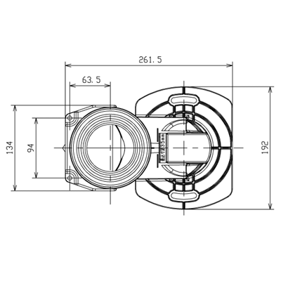 ▲TOTO【HH02087】トイレ用部材 床排水ソケット 受注生産品