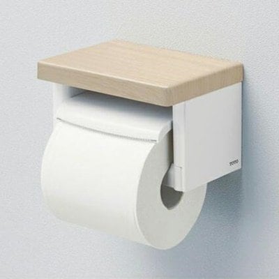 【在庫あり】TOTO【YH501FMR#EL】棚付紙巻器 ライトウッドN