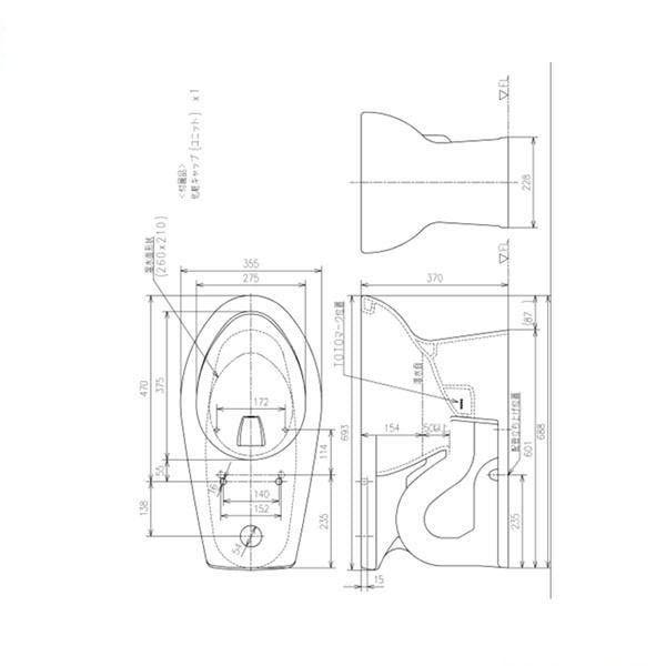 ▲TOTO【C480N】※※メーカー直送のみ※ 床置床排水大便器 便器のみ トイレ 受注生産品 管理番号：2200