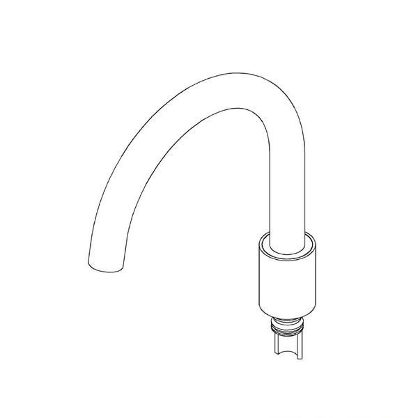 ▲TOTO【TH5D0269】水栓金具取り替えパーツ 自在スパウト 230mm 特注品