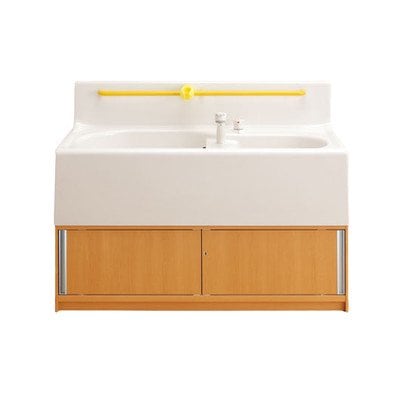 ▲TOTO【PFS1400CWR】※※メーカー直送のみ※ 幼児用バス  キッズトイレスペース 2槽式 Sトラップ排水金具付 管理番号：1760