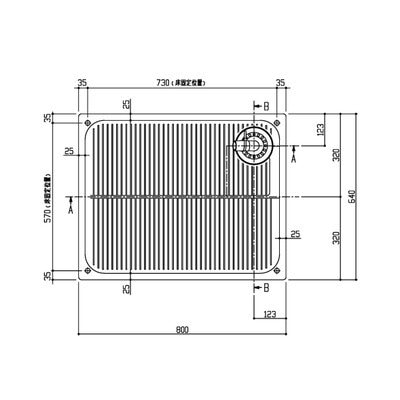 ▲TOTO【PWSP80LDB2W】※※洗濯機パン（横引きトラップ）  800サイズ BL品 管理番号：1760