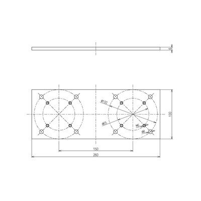 ◎TOTO【T110D62】固定金具取付けプレート  アクセサリー