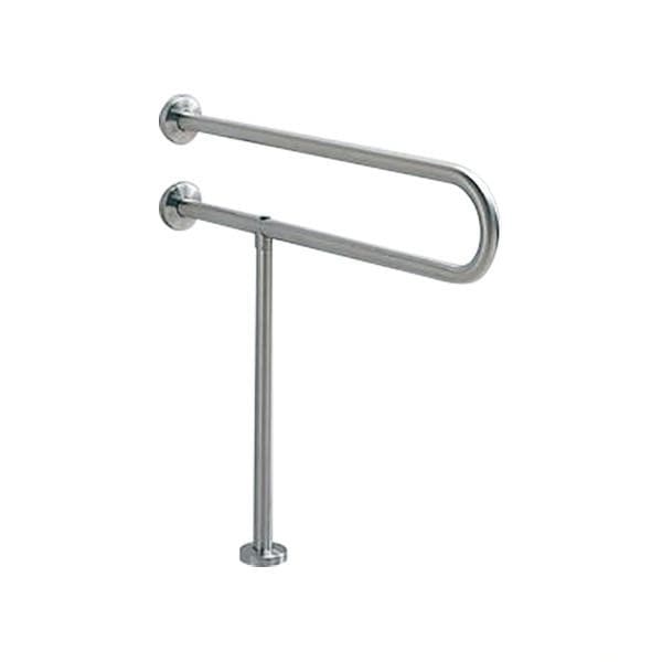 ▲TOTO【T113BP23】壁掛洗面器用手すり パブリック用手すりステンレスタイプ φ34  L103用車いす・杖使用者兼用