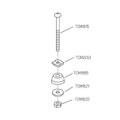 ▲TOTO【TCA303】取付ボルト組品  部材
