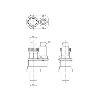 ▲TOTO【TH500DA】排水ソケット 先止め式電温用 共用 