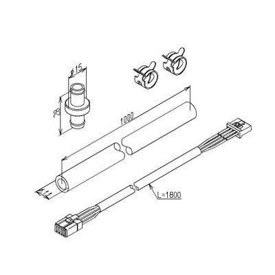 ▲TOTO【THE32】中継コード・ホース  部材