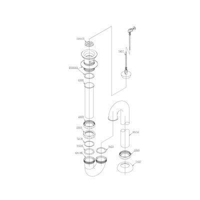 【在庫あり】◎TOTO【TK40S】床排水金具 38mm Sトラップ 