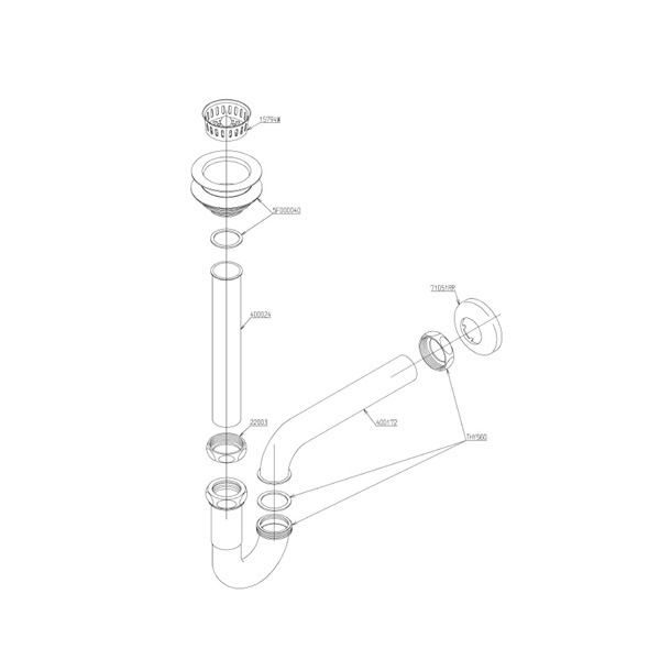 ◎TOTO【TL112P】壁排水金具 32mm Pトラップ  