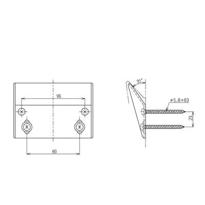 ◎TOTO【TL250-1D】バックハンガー  水栓部材
