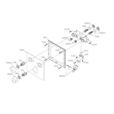 ◎TOTO【TWA20A1RZ】洗濯機用壁付2ハンドル混合水栓 埋込 ホース接続形 緊急止水 樹脂配管用 寒冷地用  緊急止水弁付水栓 ピタットくん樹脂配管用 