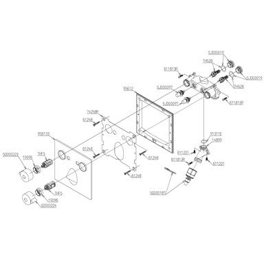◎TOTO【TWA20AP1RZ】洗濯機用壁付2ハンドル混合水栓 埋込 ホース接続形 緊急止水 樹脂配管用 寒冷地用  緊急止水弁付水栓 ピタットくん