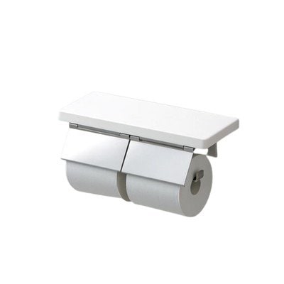 ▲TOTO【YH403FW】棚付二連紙巻器  マットタイプ ステンレス製 トイレ