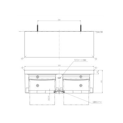 ◎TOTO【YH601FMR】棚付二連紙巻器 芯なし対応 トイレ NW1：ホワイト