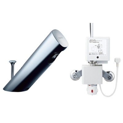 ♪LIXIL INAX【AM-300TV1】自動水栓 オートマージュA 100V 混合水栓 排水栓あり