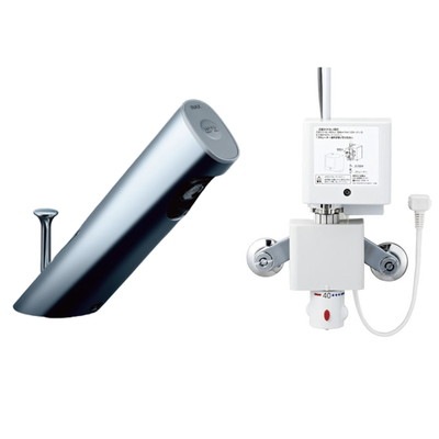 ♪LIXIL INAX【AM-301TV1】洗面器･手洗器用サーモスタット付自動水栓 オートマージュA 手動スイッチ 節水泡沫 混合水栓