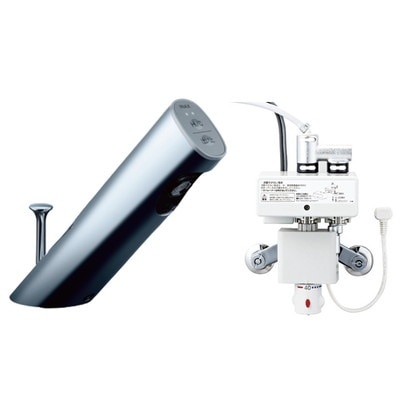 ♪LIXIL INAX【AM-303TV1】洗面器･手洗器用サーモスタット付自動水栓 オートマージュA 手動･湯水切替スイッチ付 節水泡沫 混合水栓