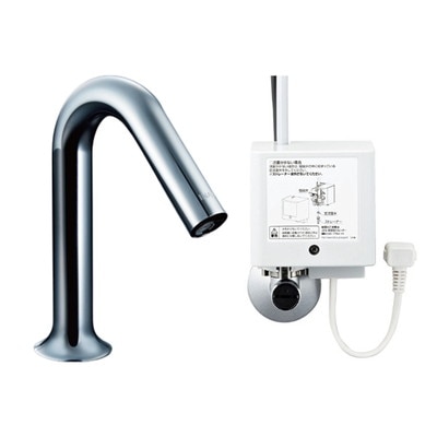 ♪LIXIL INAX【AM-320CV1】洗面器･手洗器用自動水栓 オートマージュMX AC100V仕様 単水栓 節水泡沫式