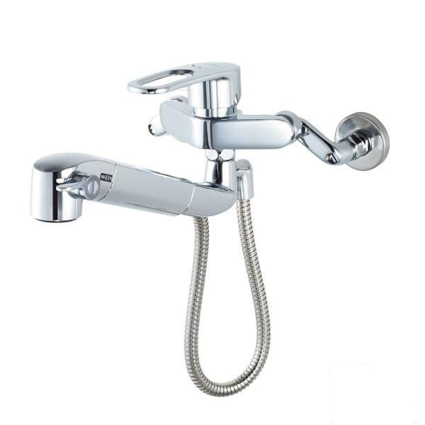 ▲LIXIL INAX【JF-AH437SYZA(JW)】キッチン水栓 浄水器内蔵型シングルレバー混合水栓 オールインワン