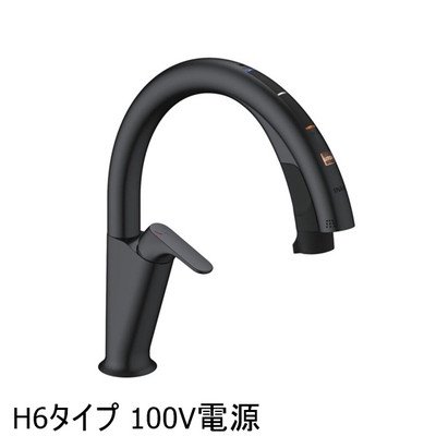 ▲LIXIL INAX【JF-NAH461SY/SAB(JW)】キッチン用タッチレス水栓 ナビッシュハンズフリー 浄水器ビルトイン型 H6タイプ 100V電源 自動水栓 蛇口
