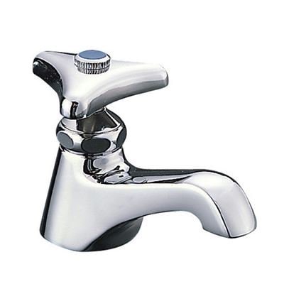 ▲LIXIL INAX【LF-1-U】金属製ハンドル立水栓(水用) 寒冷地仕様 洗面器･手洗器用水栓金具