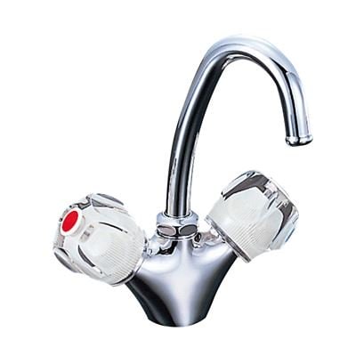 ♪LIXIL INAX【LF-206A-G】2ハンドル混合水栓 洗面器･手洗器用水栓金具